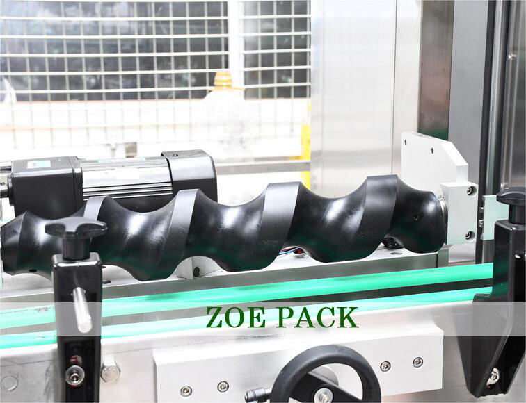 Automatic  Round Plastic Bottle PET PVC Heat Shrink Steam Tunnel Sleeve Labeling Machine for Water Juice Packaging details