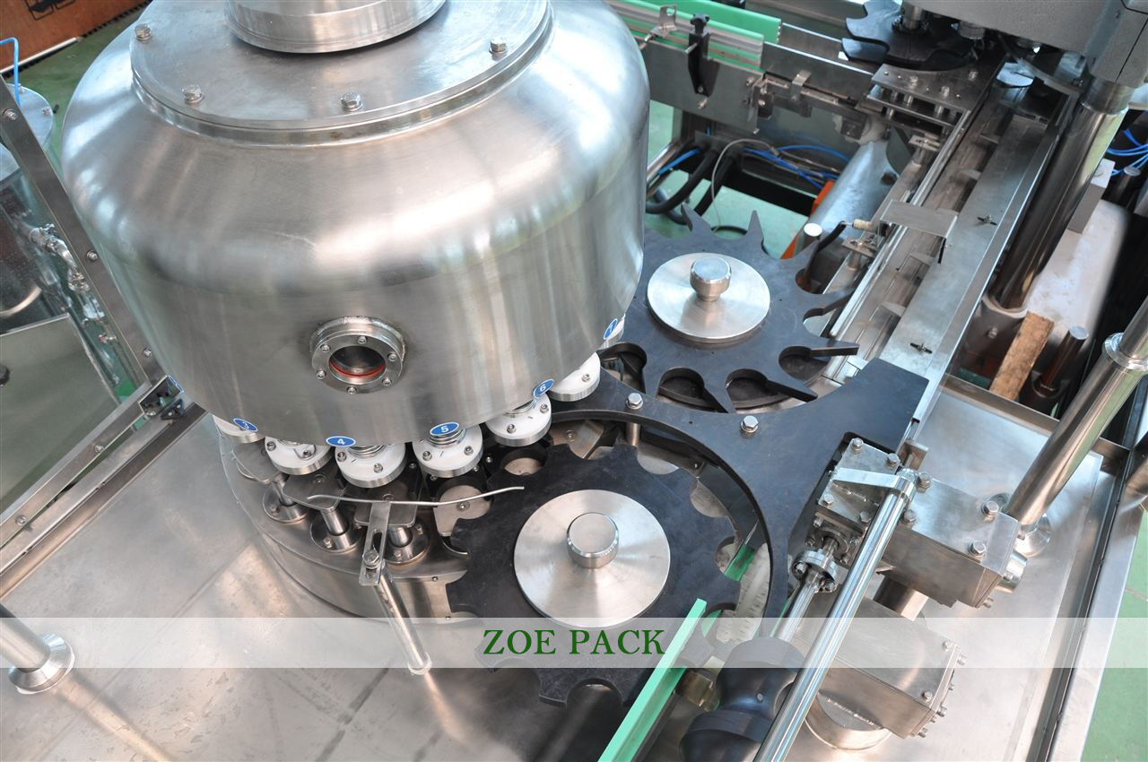 Fully Automatic Aluminum Cans PET Tin Can Soda Beer Bottle Filling Sealing Machine for carbonated beverage Beer Juice Drink factory